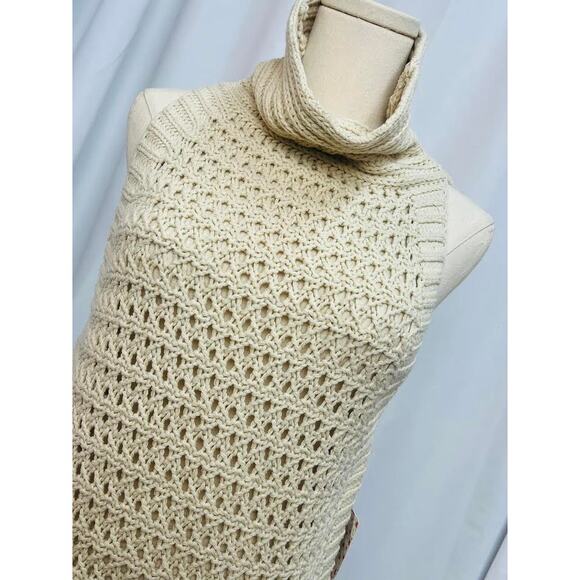 NWT! Free People Northern Lights Sleeveless Crochet Sweater XS - Picture 8 of 9